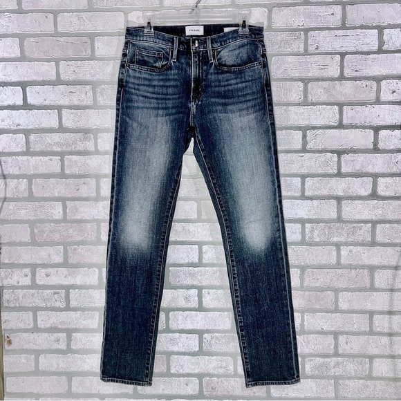 Frame L’Homme Slim Fit Jeans in Noah Wash Size 31 - Picture 2 of 8